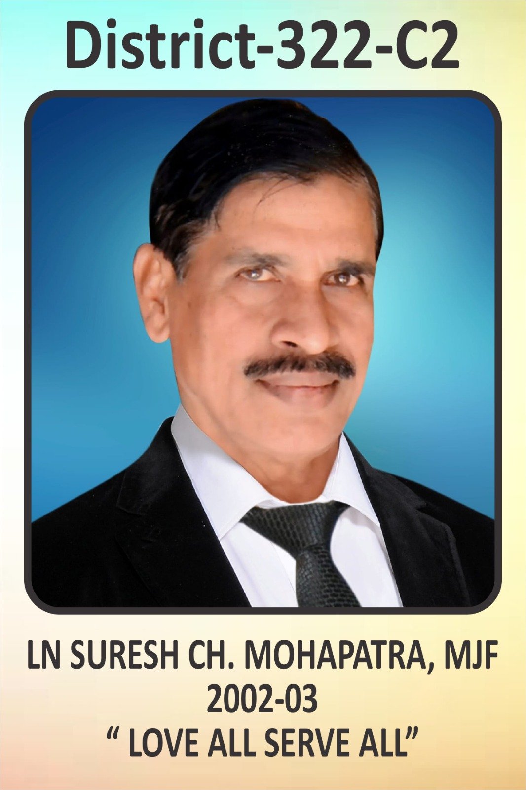 Lion Suresh Ch. Mohapatra, MJF